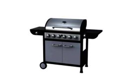 Deluxe 6 Burner Gas BBQ with Cover - Express Delivery